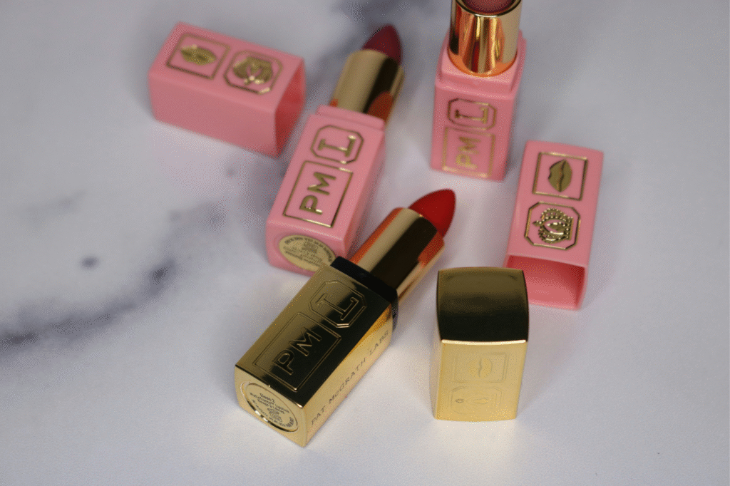 Waterproof transfer-proof matte lipsticks.