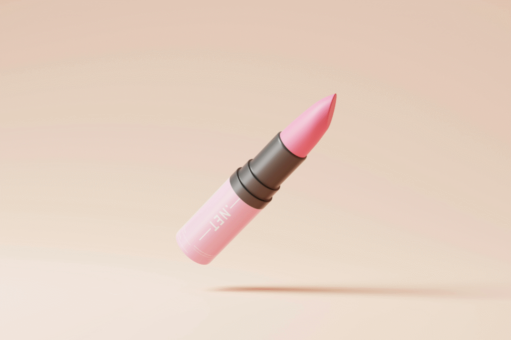 Bold long-lasting matte lipstick.
